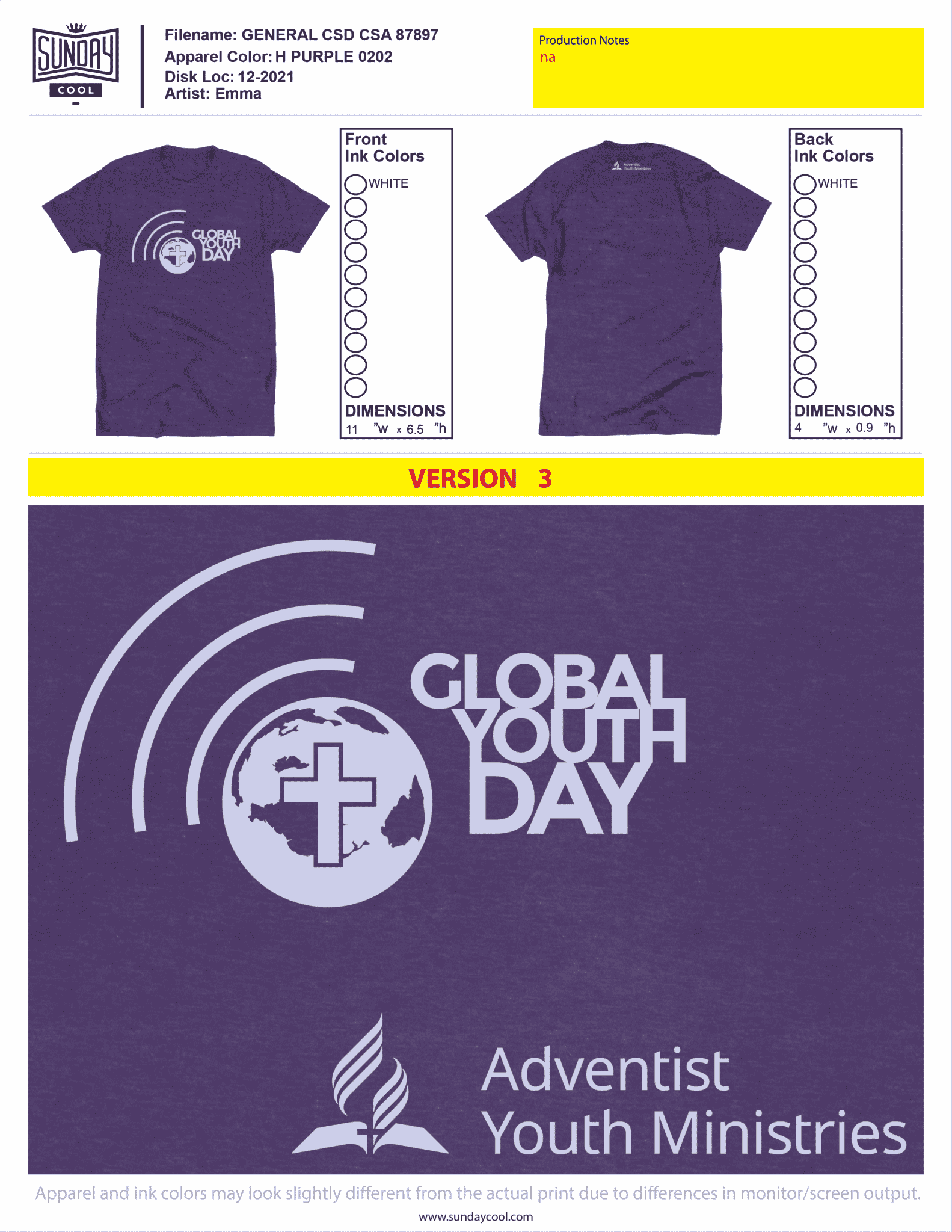 Global Youth Day Adventist Youth Ministries
